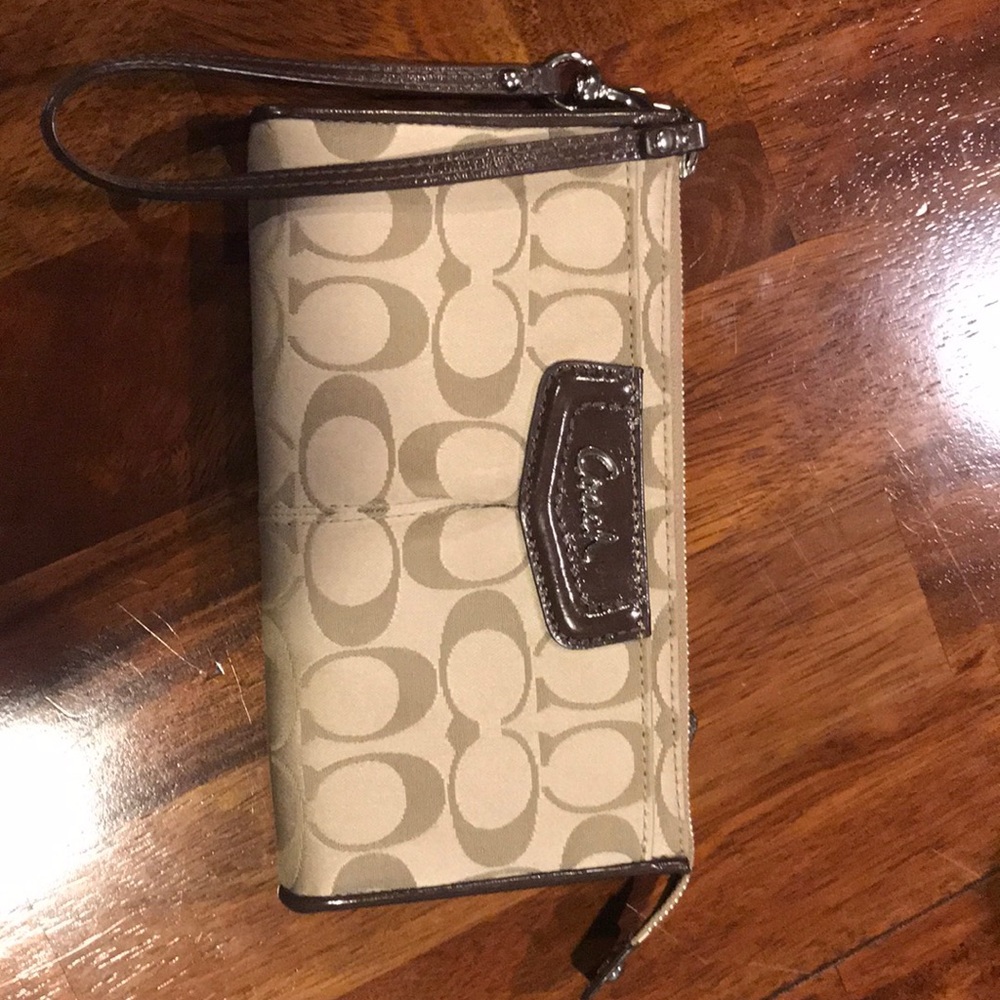 Coach wallet wristlet